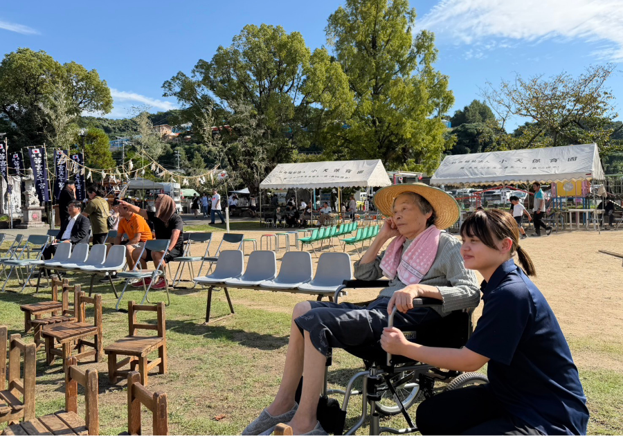 地域の祭りへ参加